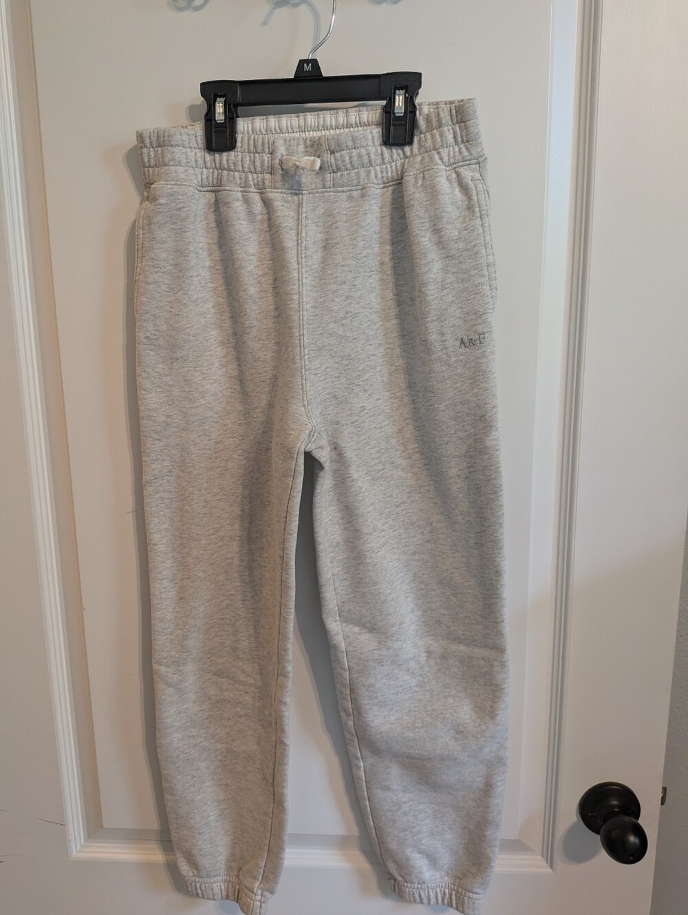Abercrombie Kids Light Gray Sweatpants - Comfortable Everyday Bottoms